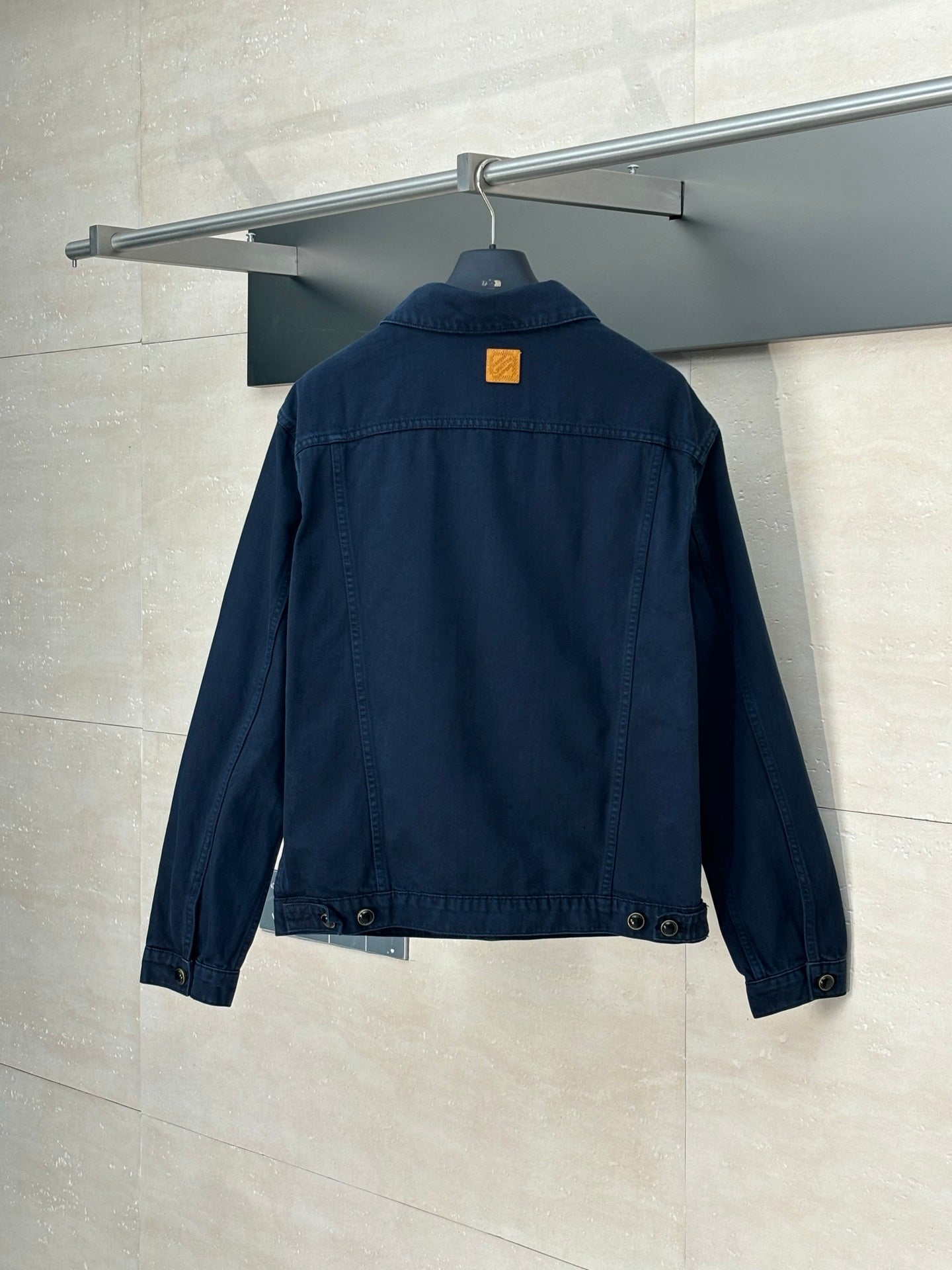 250722 A new high-quality pocket embroidered jacquard denim jacket