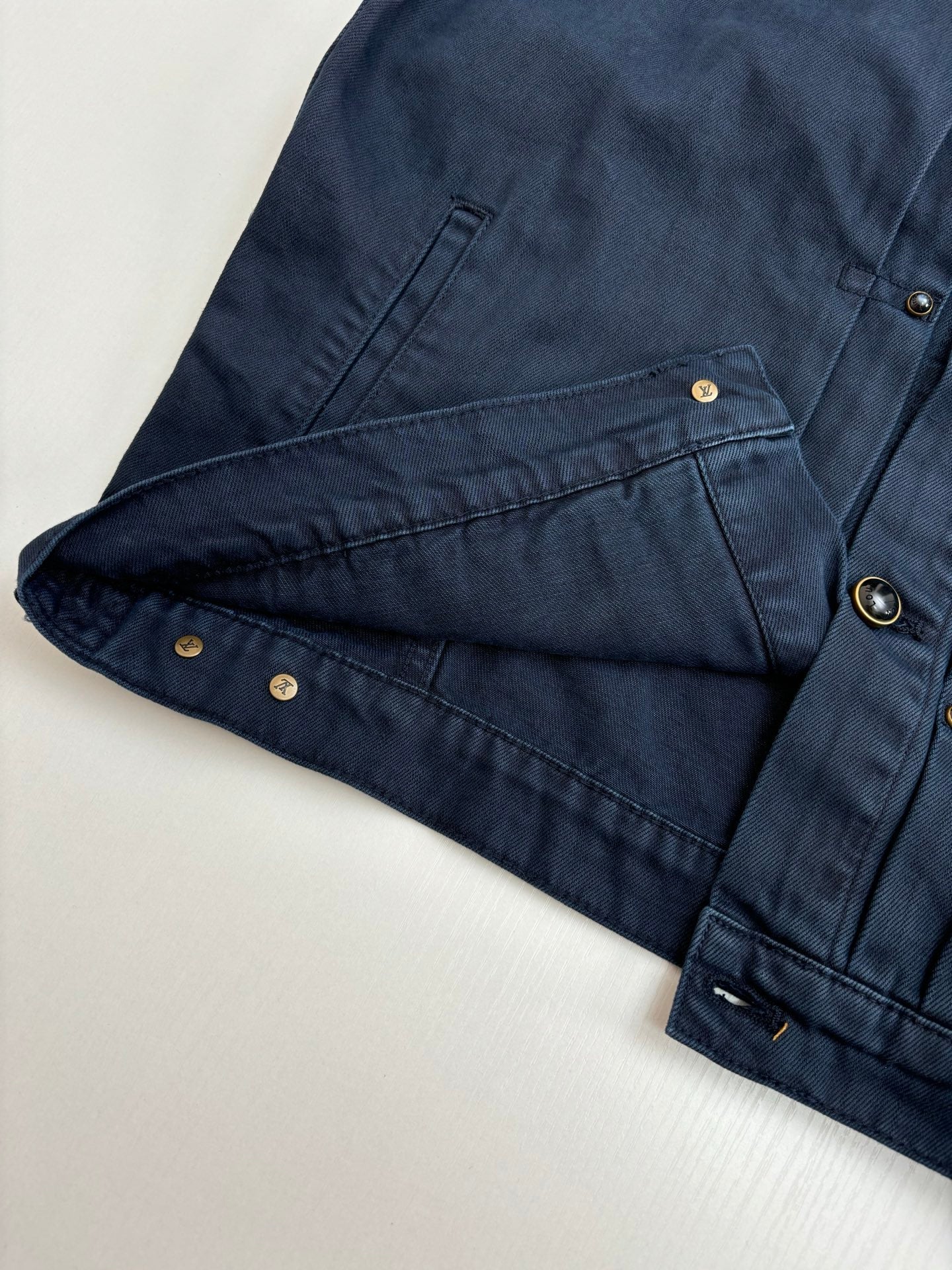 250722 A new high-quality pocket embroidered jacquard denim jacket
