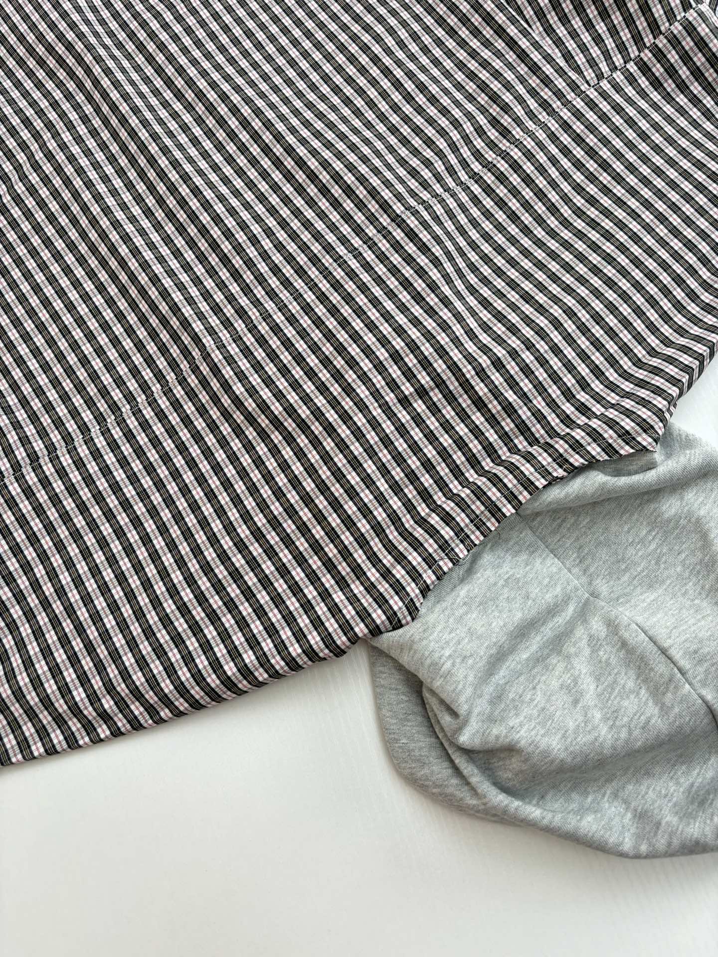 250722 New top-quality patchwork checkered hooded jacket