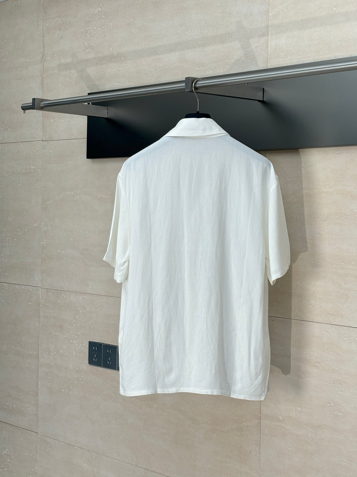 250722 New high-quality cotton and linen embroidered short-sleeved shirts
