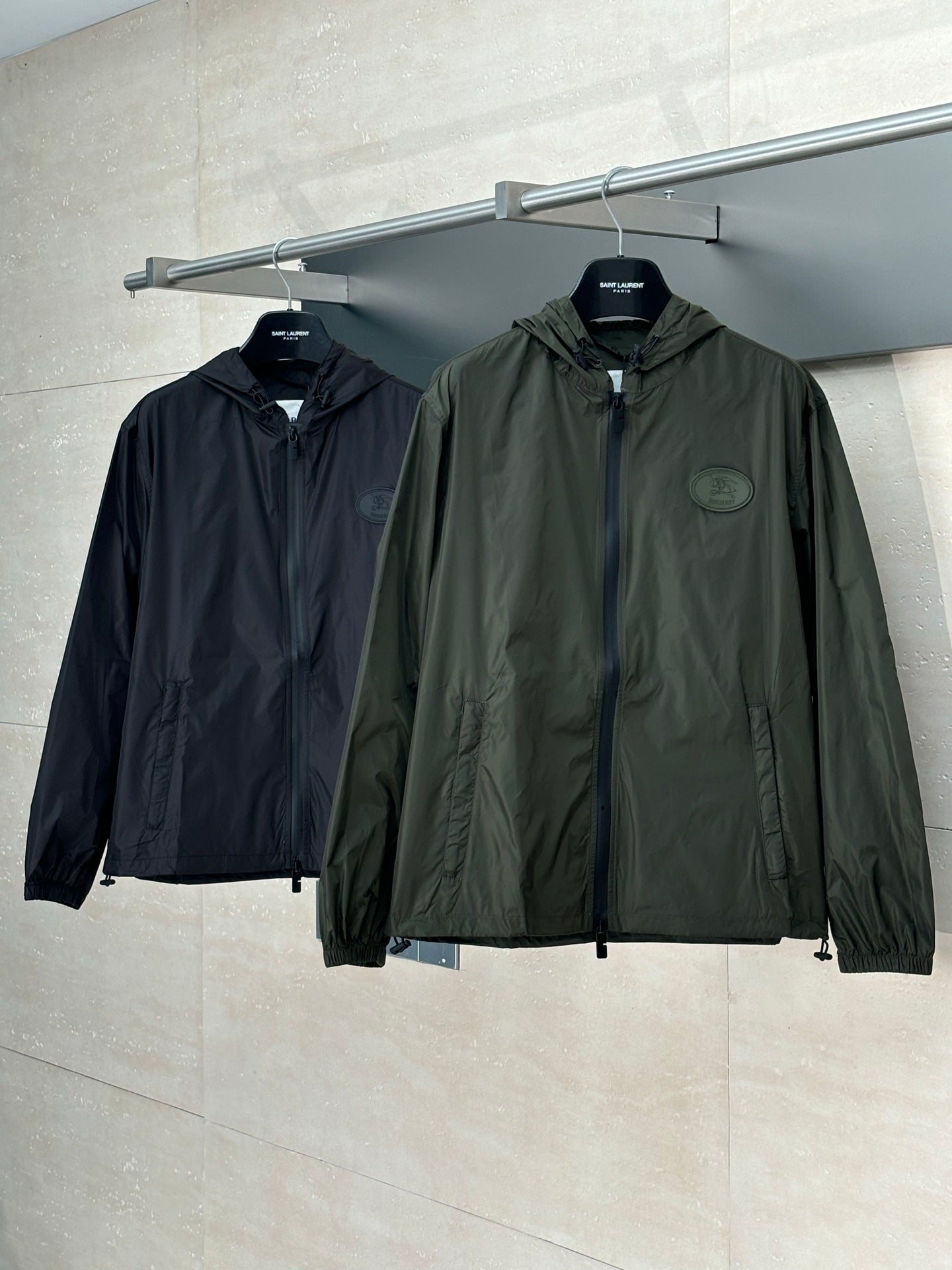 250722 New high-quality nylon windbreaker hooded jacket