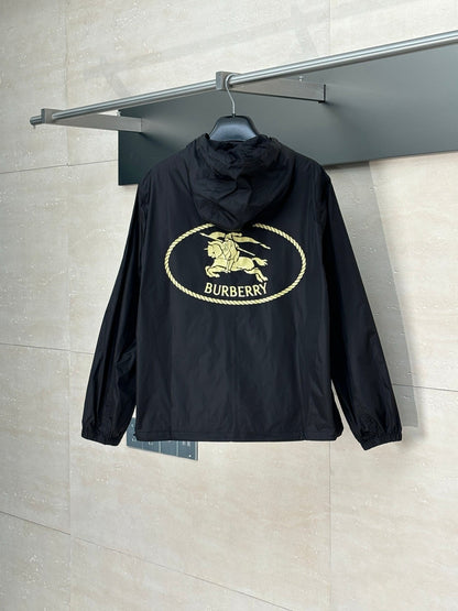 250722 New high-quality nylon windbreaker hooded jacket