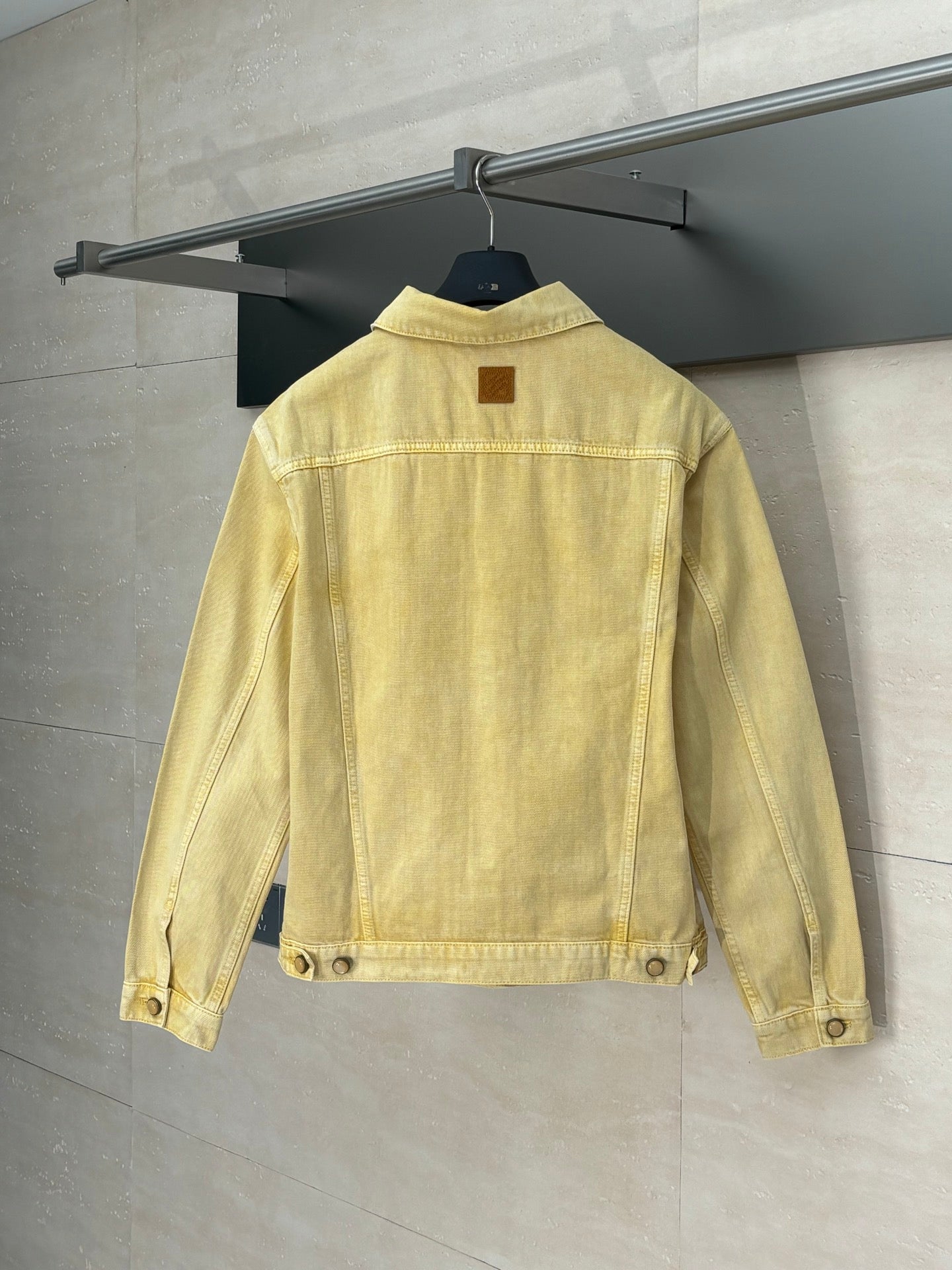 250722 A new high-quality pocket embroidered jacquard denim jacket