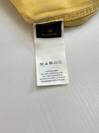 250722 A new high-quality pocket embroidered jacquard denim jacket