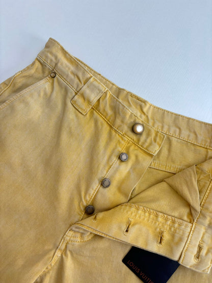250722 New high-quality dyed denim logging pants