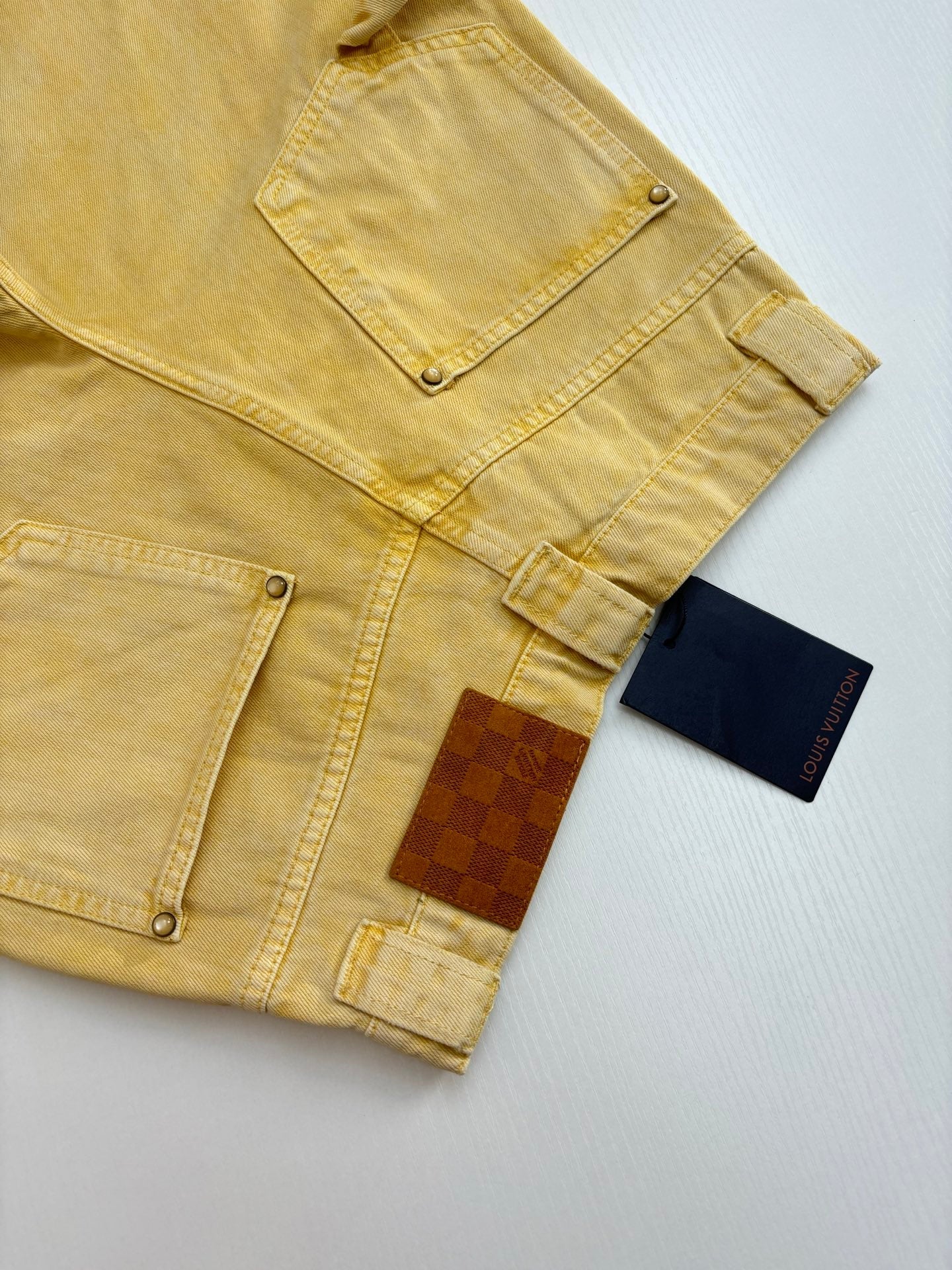 250722 New high-quality dyed denim logging pants