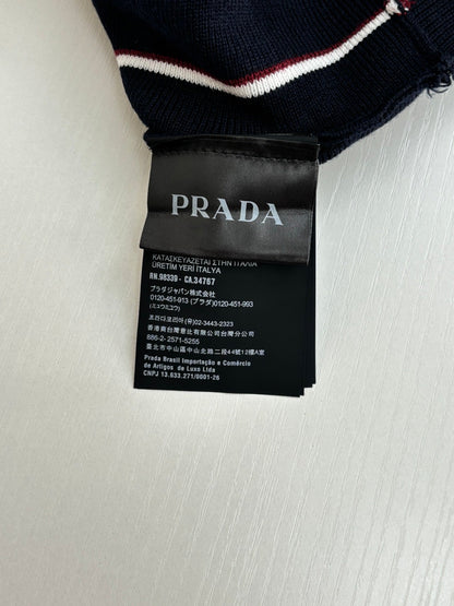 250722 New high-quality striped embroidered sweater