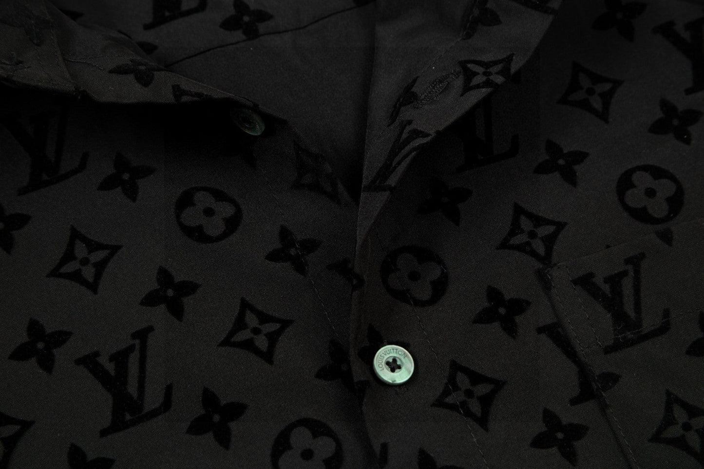 250722 New high-quality classic dark-patterned jacquard long-sleeved shirt