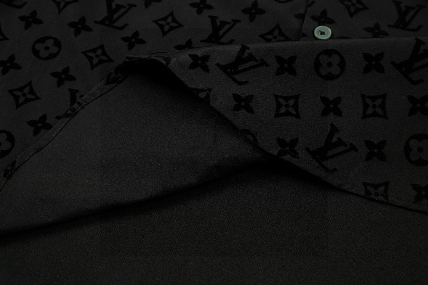 250722 New high-quality classic dark-patterned jacquard long-sleeved shirt