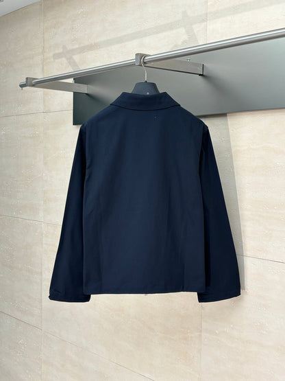 250722 New high-quality lapel long-sleeved work jacket