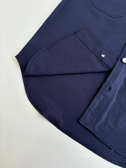 250722 New high-quality custom fabric embroidered long-sleeved shirt