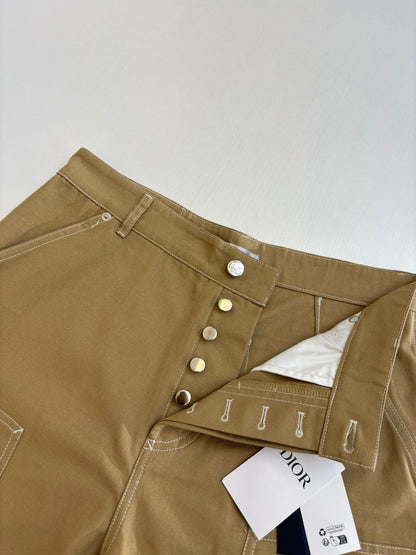 250722 New high-quality custom fabric embroidery pant