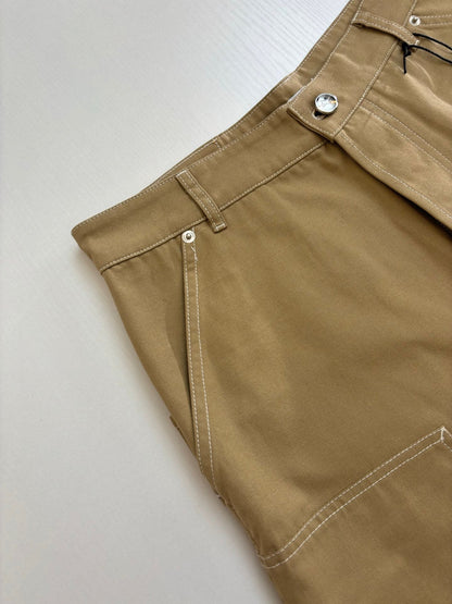 250722 New high-quality custom fabric embroidery pant
