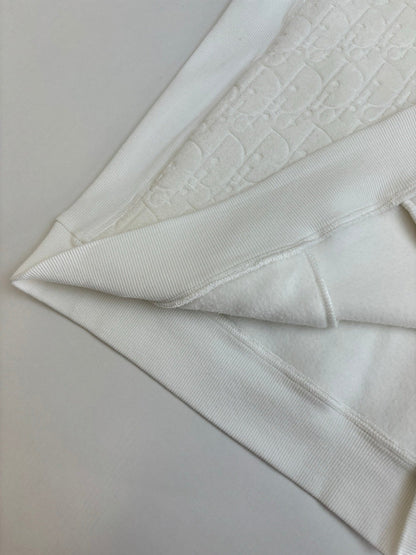 250722 New high-quality, fully printed jacquard letter towel cotton hooded sweatshirt