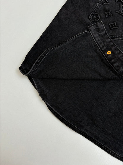 250722 New high-quality embossed denim jacket