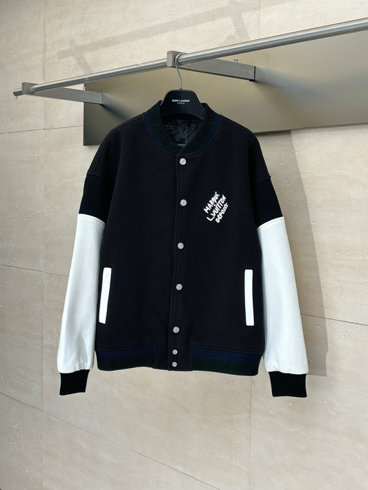250722 New high-quality color threaded baseball jacket