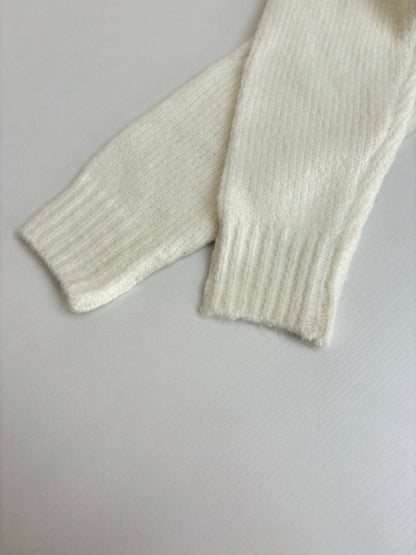250722 New high-quality embroidered pearl logo knitted sweater