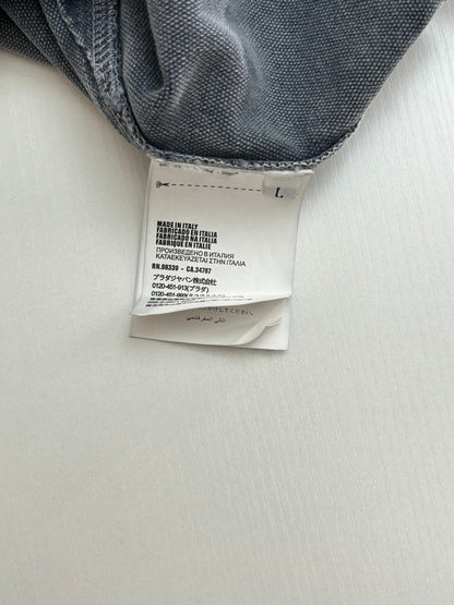 250722 A new high-quality checkered tattooed denim jacket