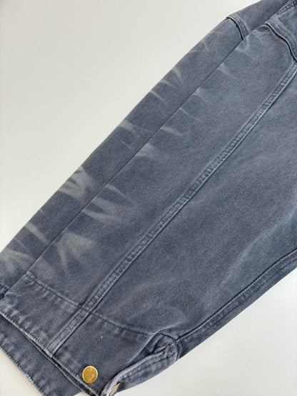 250722 A new high-quality checkered tattooed denim jacket
