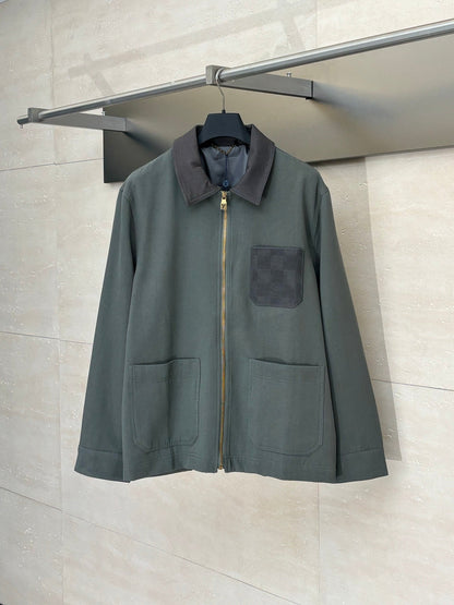 250729 New high-quality lightweight linen denim work jacket