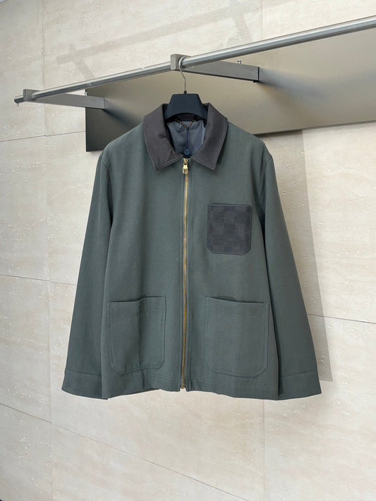 250729 New high-quality lightweight linen denim work jacket