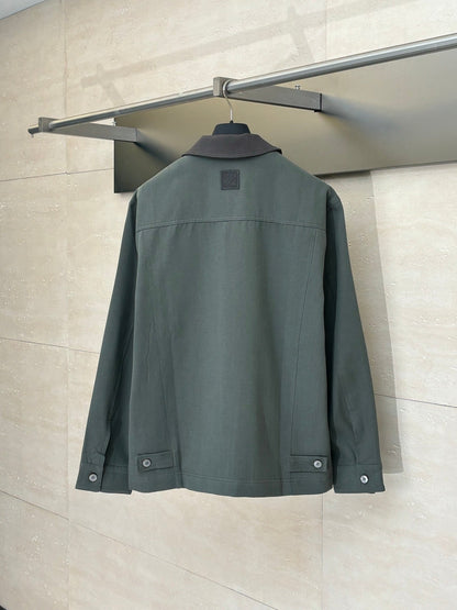 250729 New high-quality lightweight linen denim work jacket