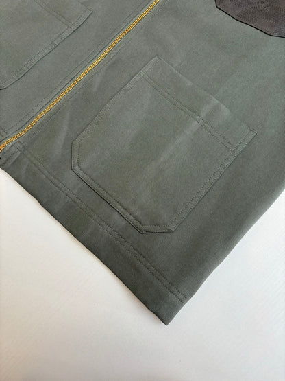 250729 New high-quality lightweight linen denim work jacket