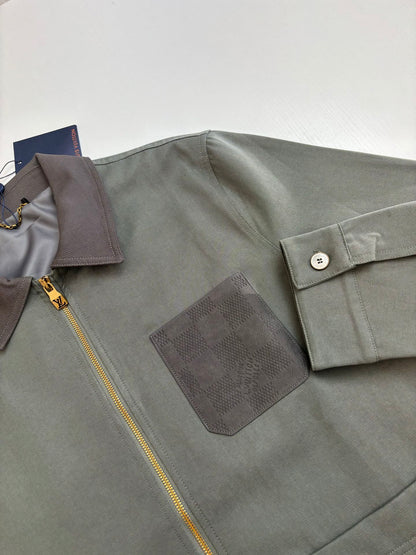 250729 New high-quality lightweight linen denim work jacket
