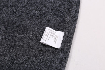 250729 A new high-quality illuminated signature logo jacquard round-neck sweater