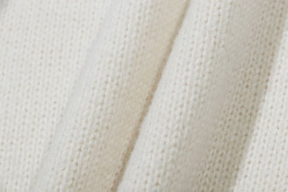 250729 New high-quality letter-embroidered round-neck woolen sweater