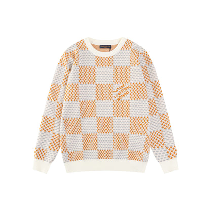 250729 New high-quality flystitch knitted sweater