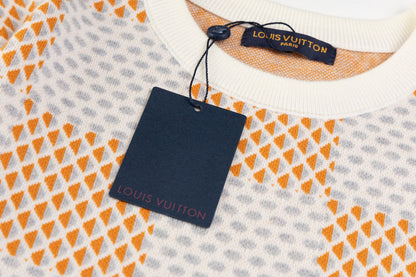 250729 New high-quality flystitch knitted sweater