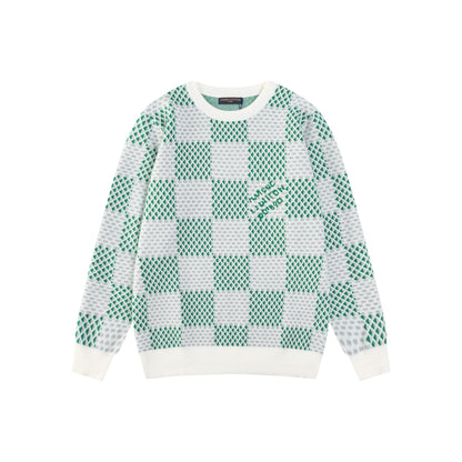250729 New high-quality flystitch knitted sweater