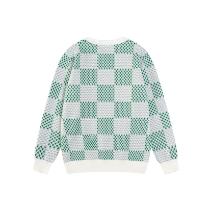 250729 New high-quality flystitch knitted sweater