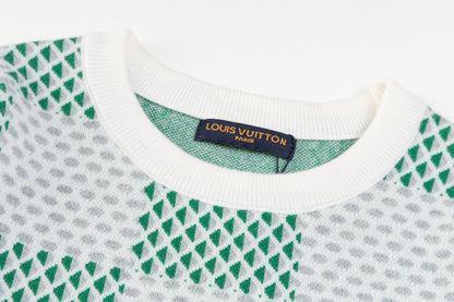 250729 New high-quality flystitch knitted sweater