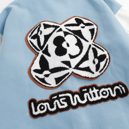 250729 A new top-quality heavy-duty Longfengni fabric baseball jacket jacket
