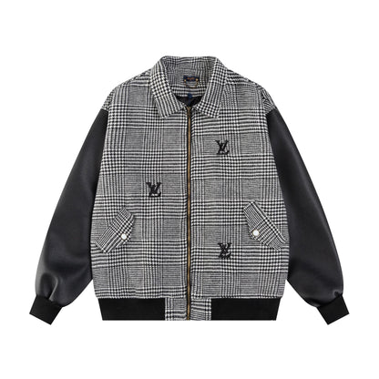 250729 A new top-quality British elegant leather pilot jacket