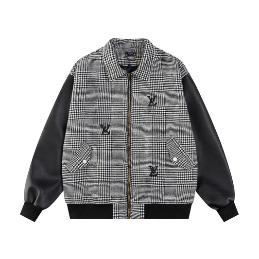 250729 A new top-quality British elegant leather pilot jacket