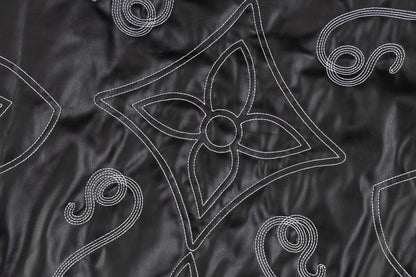 250729 New top-quality embroidered leather pilot jacket