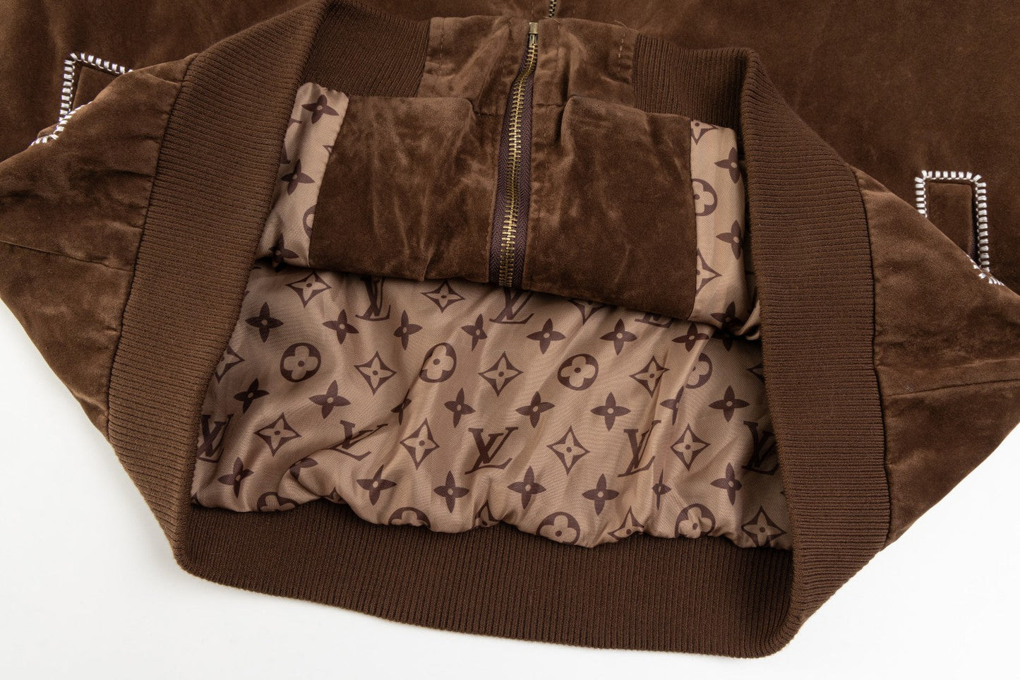 250729 New top-quality embroidered suede cowhide pilot jacket