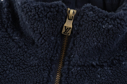 250729 New top-quality dark-patterned letter jacquard custom fine imitation wool coat
