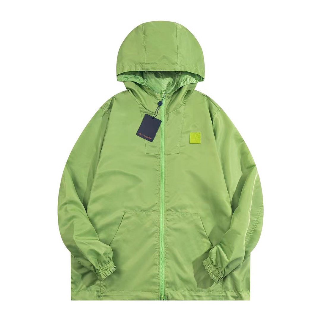 250729 The new top-of-the-line classic double-sided jacquard hooded zipper jacket