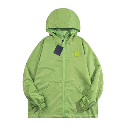 250729 The new top-of-the-line classic double-sided jacquard hooded zipper jacket