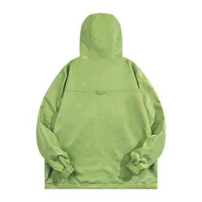 250729 The new top-of-the-line classic double-sided jacquard hooded zipper jacket