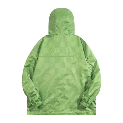 250729 The new top-of-the-line classic double-sided jacquard hooded zipper jacket
