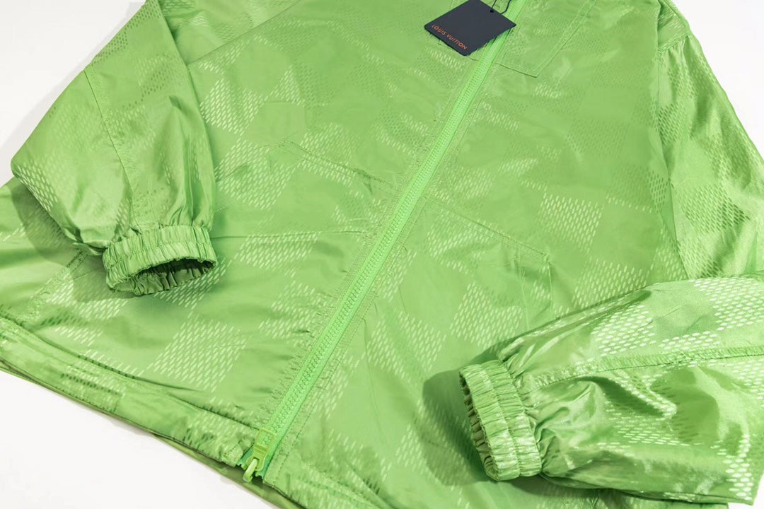 250729 The new top-of-the-line classic double-sided jacquard hooded zipper jacket