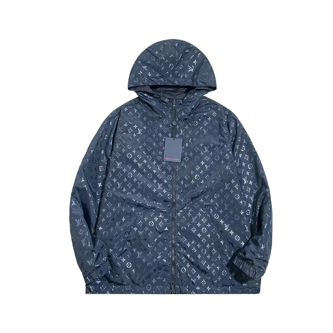 250729 A new top-quality dark-patterned jacquard double-sided jacket and windbreaker
