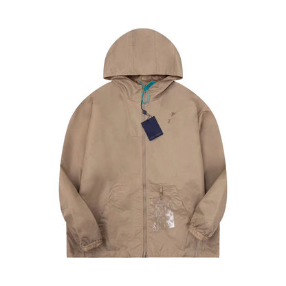 250729 A new top-quality dark-patterned jacquard double-sided jacket and windbreaker