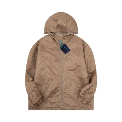 250729 A new top-quality dark-patterned jacquard double-sided jacket and windbreaker