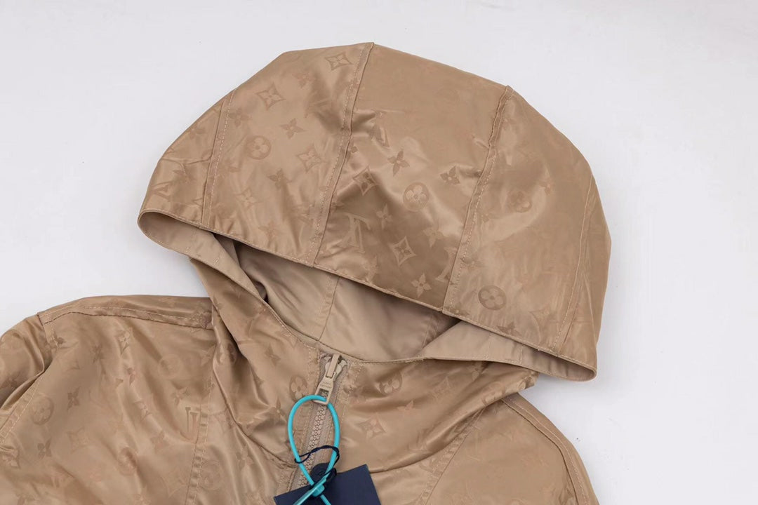 250729 A new top-quality dark-patterned jacquard double-sided jacket and windbreaker